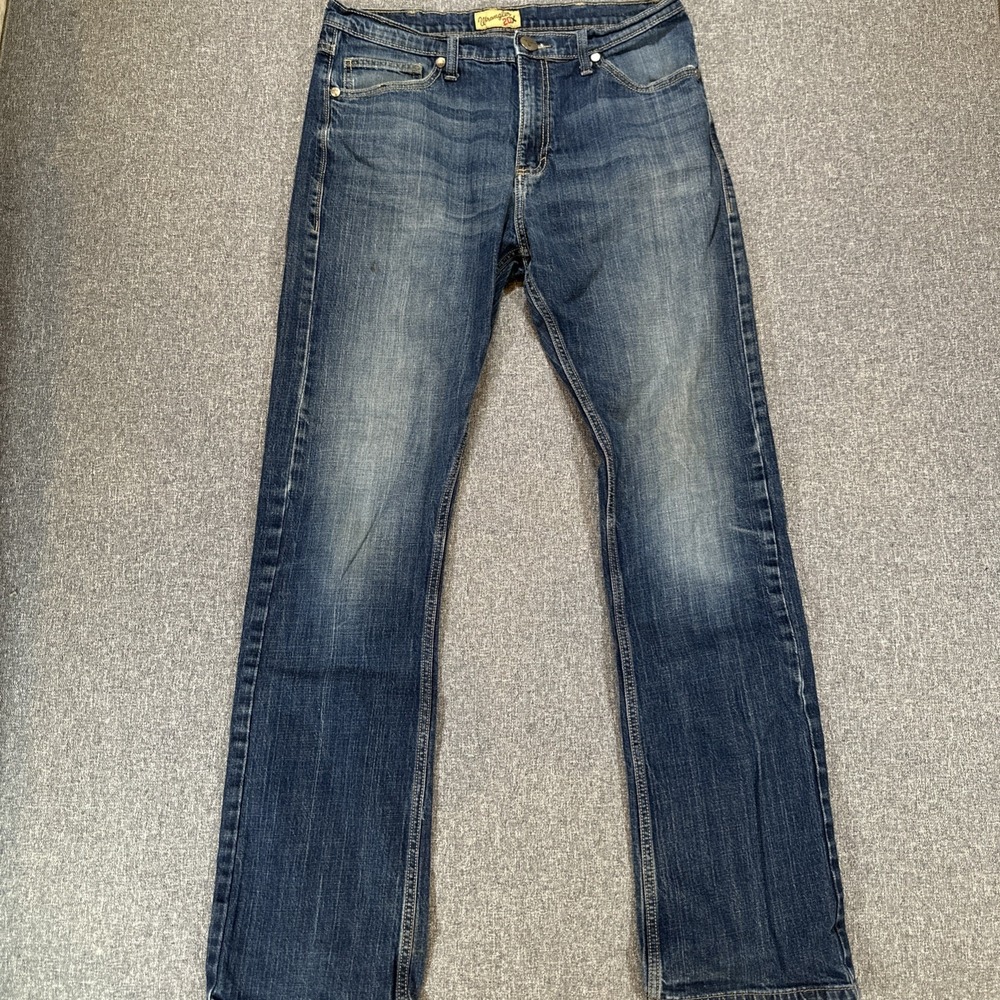 Wrangler 20X Jeans Men's 42x34 Bootcut Blue Medium Wash Western Cowboy Denim